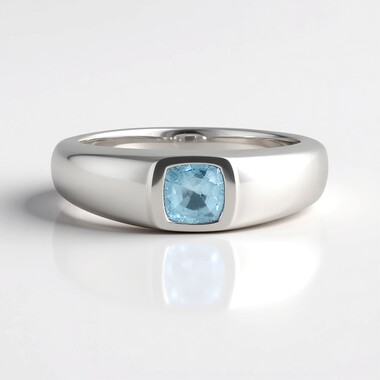 Anello in argento con Zircone Ratanakiri (Adela Silber)