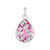 Ciondolo in argento con Quarzo Color Rosa