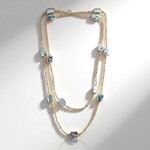 Collana in argento con Perla d'Acqua Dolce Bianca (TPC)