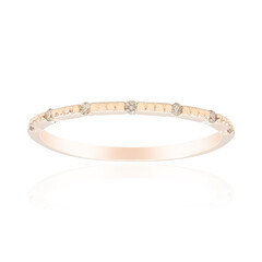 Anillo en oro con Diamante rosa de Francia de Argyle SI1