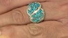 Bague en argent et Topaze Paraiba