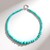 Collana in argento con Quarzo Blu Caraibico