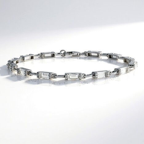 Bracciale in argento con Petalite
