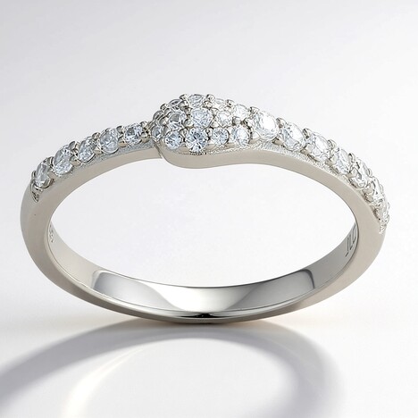 Anello in argento con Zircone (Adela Silber)