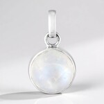 Ciondolo in argento con Labradorite Bianca