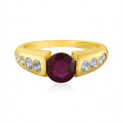 Anillo en plata con Rubí de Madagascar (de Melo Essence)