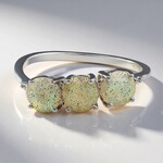 Anello in argento con Spectrolite