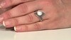 Bague en argent et Perle blanche de culture d'eau douce (Annette classic)