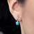 Sleeping Beauty Turquoise Silver Earrings (Faszination Türkis)