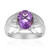 Amethyst-Silberring