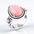 Anello in argento con Opale Rosa (Desert Chic)