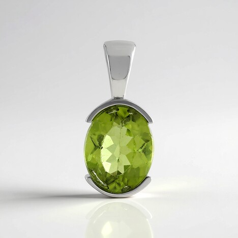 Ciondolo in argento con Peridoto