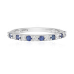 Ceylon Blue Sapphire Silver Ring
