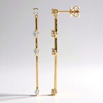 Boucles d'oreilles en or et Diamant SI1 (H) (CIRARI)