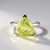 Anello in argento con Quarzo Ouro Verde
