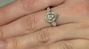Zilveren ring met een zirkoon