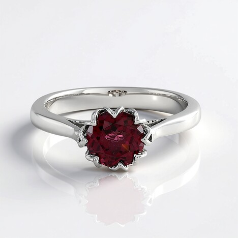 Anello in argento con Granato Malawi