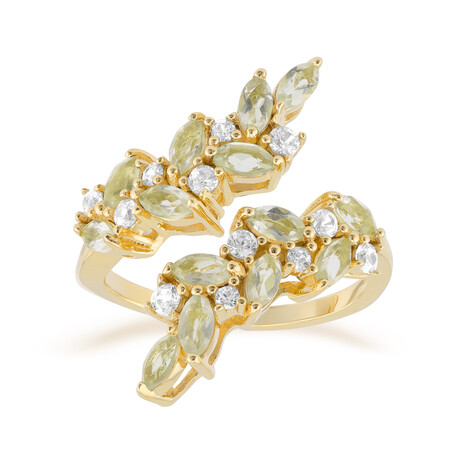 Anello in argento con Ametista Verde