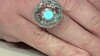 Anillo en plata con Turquesa bella durmiente (Faszination Türkis)