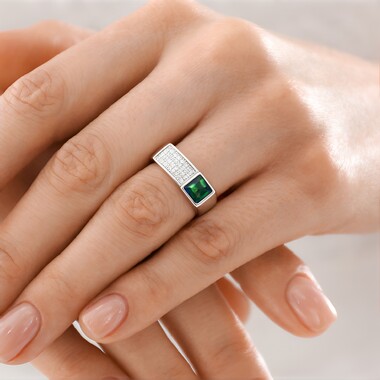 Anello in argento con Opale Mezezo (de Melo Essence)
