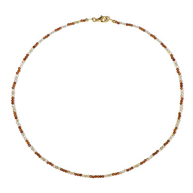 Collana in argento con Granato Essonite