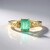 Anello in oro con Smeraldo Russo