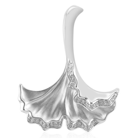 Zirkon-Silberanhänger