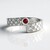 Anello in argento con Rubino Tanzania (de Melo Essence)