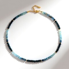Collana in argento con Topazio Blu Londra