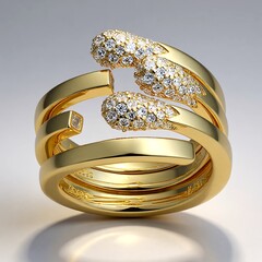 Anello in argento con Topazio Bianco (Adela Silber)