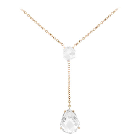 Collar en plata con Cuarzo blanco (TPC)