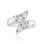 Anello in argento con Diamante Champagne I2 (de Melo Essence)