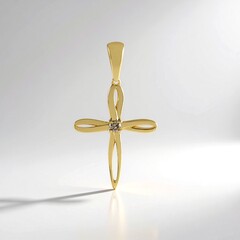 Ciondolo in argento con Diamante Champagne I3