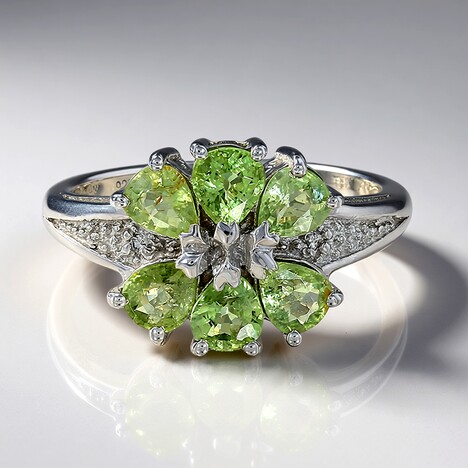Anello in argento con Tormalina Paraíba
