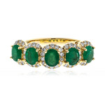 AAA-Sambia-Smaragd-Goldring (CIRARI)