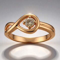 Anello in oro con Diamante Rose de France VS1 di Argyle