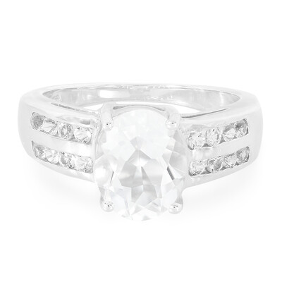 Bague en argent et Pétalite