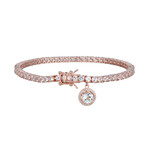 Bracciale in argento con Topazio Bianco (Adela Silber)