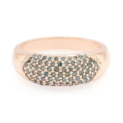 Bague en argent et Diamant fantaisie