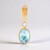 Ciondolo in argento con Larimar (Bali Barong)