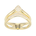 Anillo en plata con Zircón (Adela Silber)