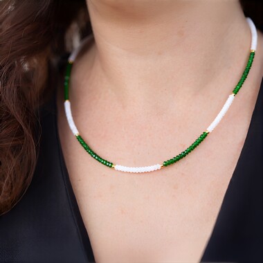 Collar en plata con Ópalo de Welo