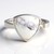 Anello in argento con Howlite