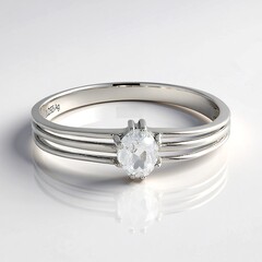 Anello in argento con Zircone