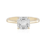 Anello in argento con Topazio Bianco