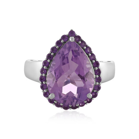 Lavendel-Amethyst-Silberring