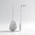 Boucles d'oreilles en argent et Zircon (SAELOCANA)