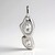 Ciondolo in argento con Zircone (Pallanova)
