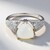 Anello in argento con Pietra di Luna Bianca