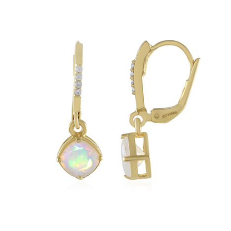 Orecchini in argento con Opale di Welo